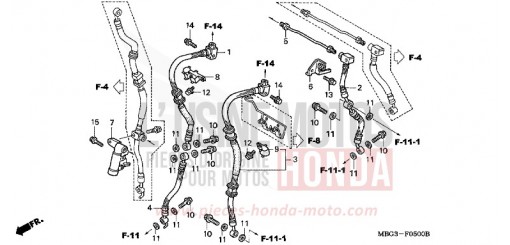 VALVE DE DELAI VFR800FIY de 2000